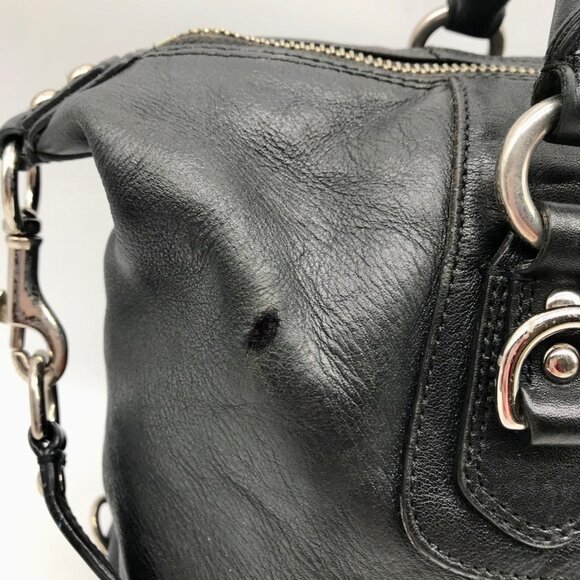 Coach Black Leather Ashley Convertible Tote Bag F15445 - Picture 11 of 11